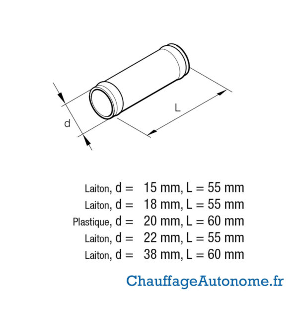 Tube Jonction Laiton 18mm – Image 4