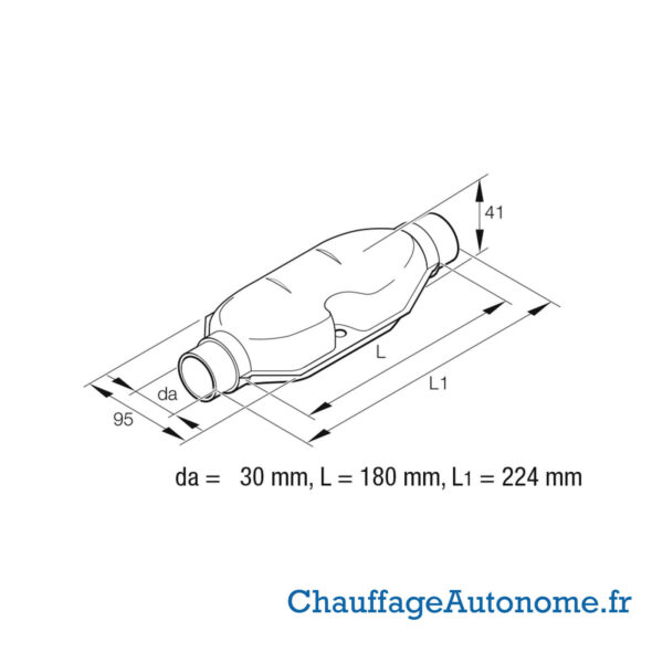 Silencieux d'échappement diam 30mm – Image 4