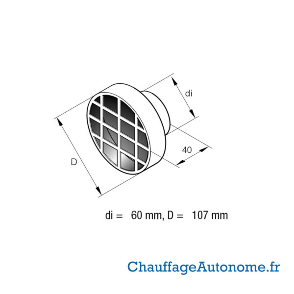 Filtre distribution air 60mm – Image 4