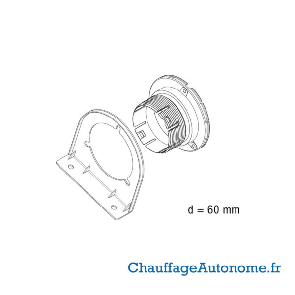 Support bouche sortie 60mm – Image 4