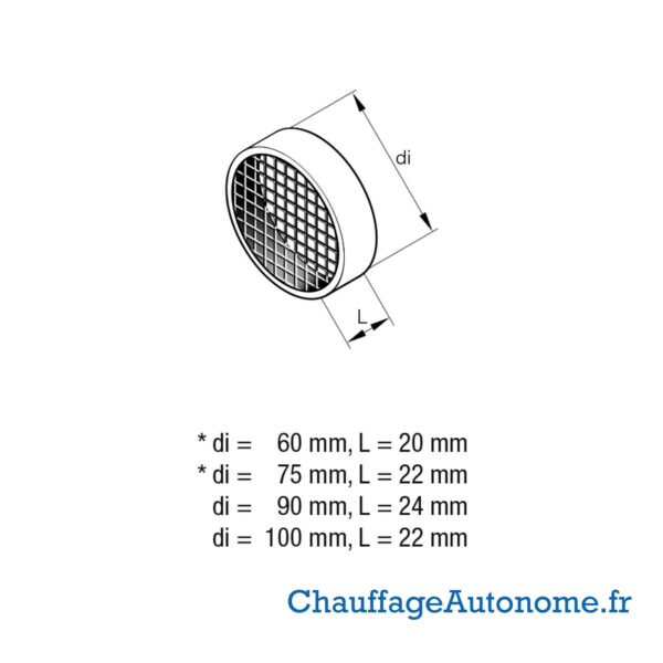 Grille 75mm – Image 4