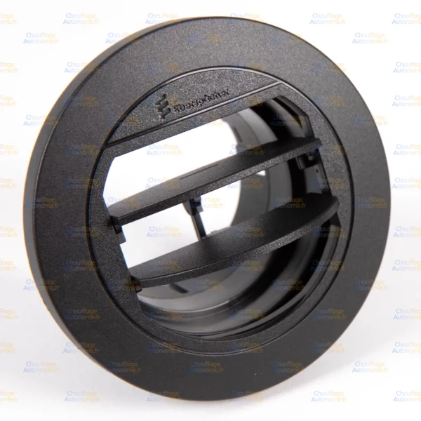 Grille noire obturable 75/90 mm - Noir-